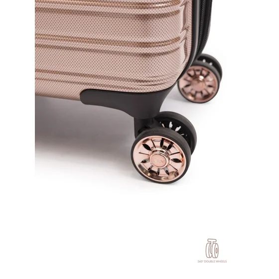 iFLY Hardside Kids Fibertech Luggage 16", Rose Gold | Walmart (US)