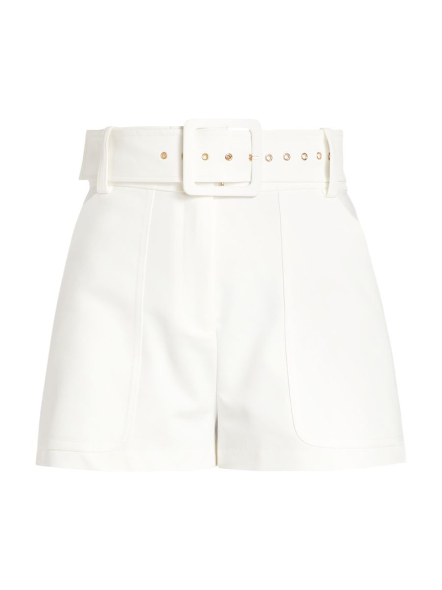 Kasey Belted High-Rise Shorts | Saks Fifth Avenue