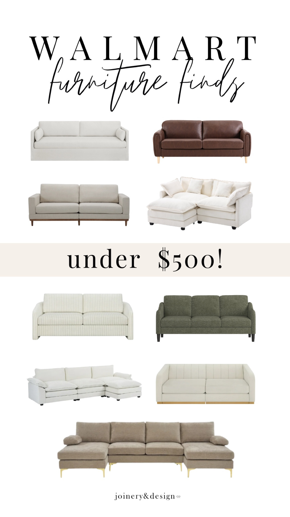 Budget-friendly sofas that don’t look budget-friendly 👏 These Walmart finds are all under $500 and actually look so good.

#livingroom #office #spring #affordable #comfy

#LTKStyleTip #LTKSaleAlert #LTKHome