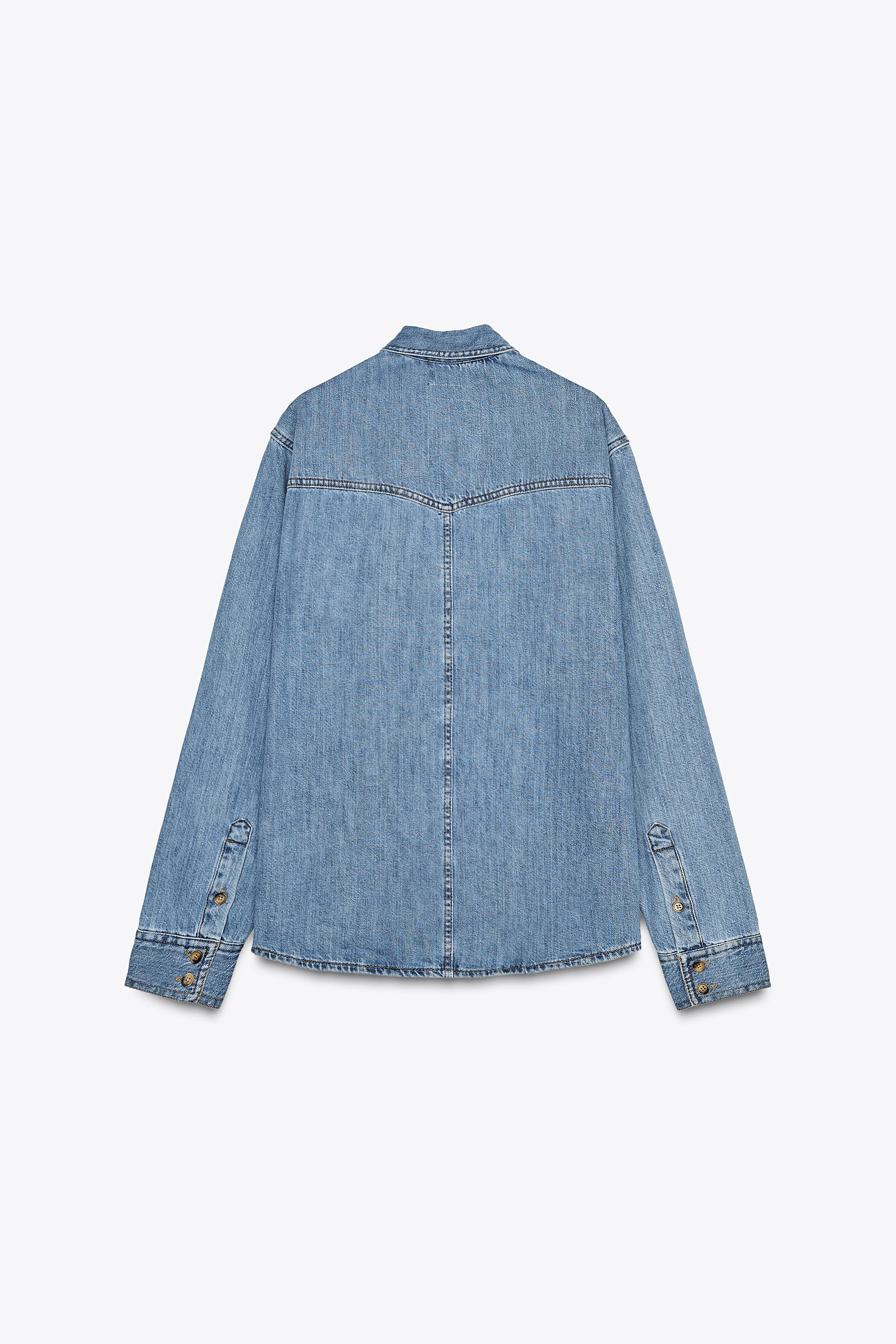 DENIM SHIRT ZW COLLECTION | Zara US