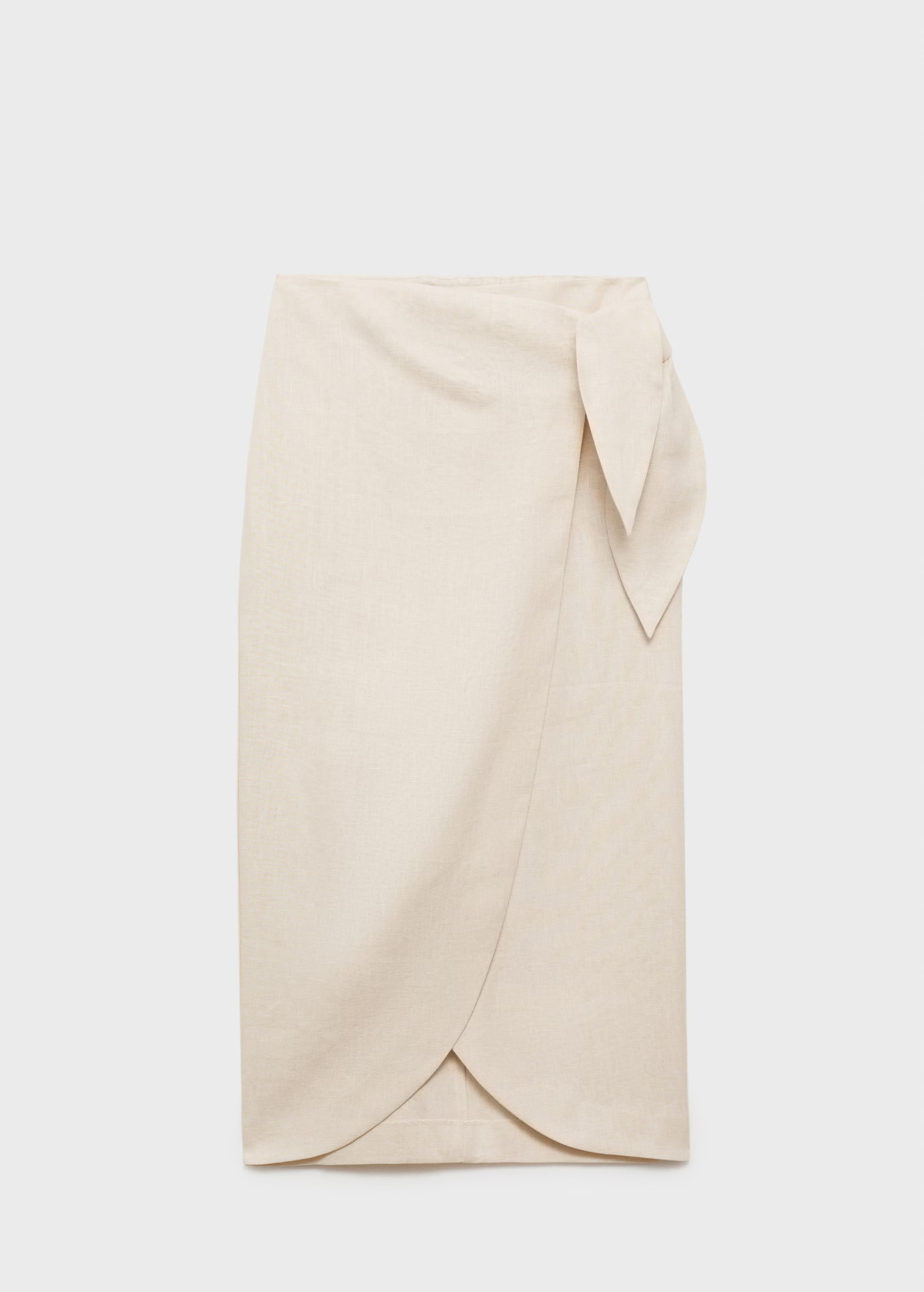 Linen sarong skirt - Women | MANGO USA | Mango (US/MX/AU)