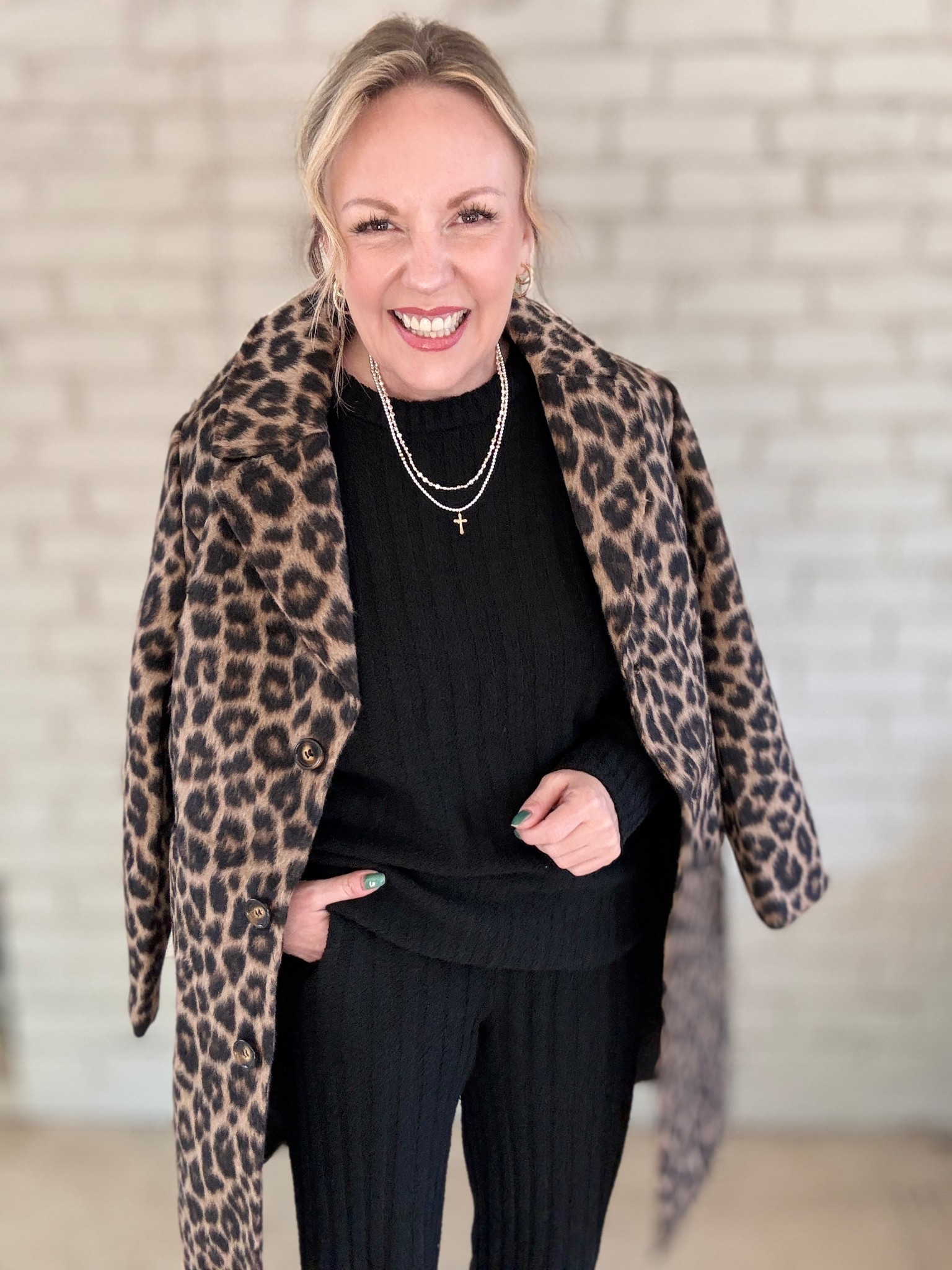 Medium set & coat 

#LTKSeasonal #LTKPetite #LTKOver40