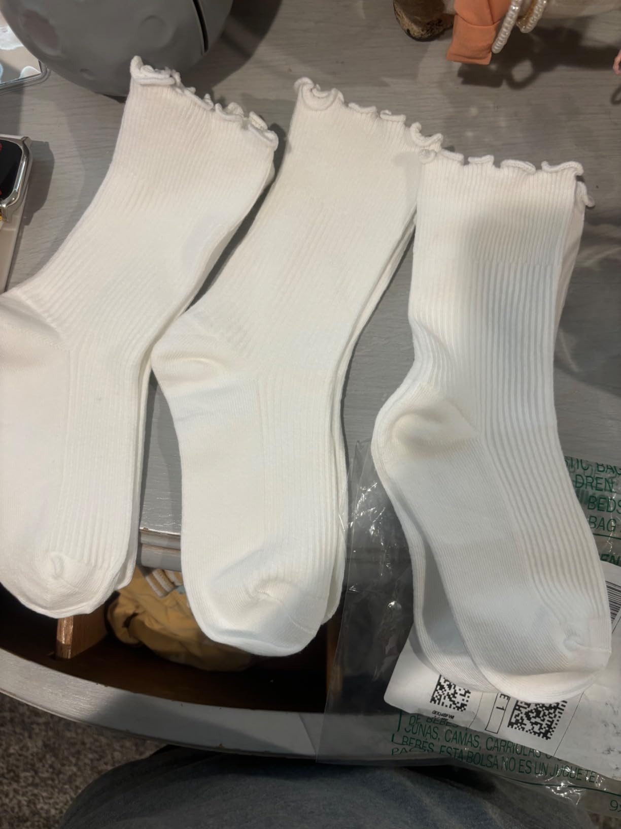 Baby Girls Socks Toddlers Ruffle Socks Girl's Frilly Dress Socks Baby Summer Mesh Socks Solid Cre... | Amazon (US)