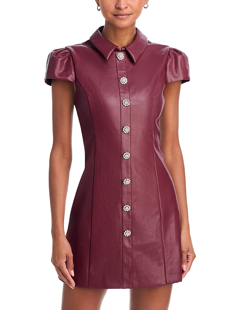 Likely Anika Faux Leather Mini Dress | Bloomingdale's (US)
