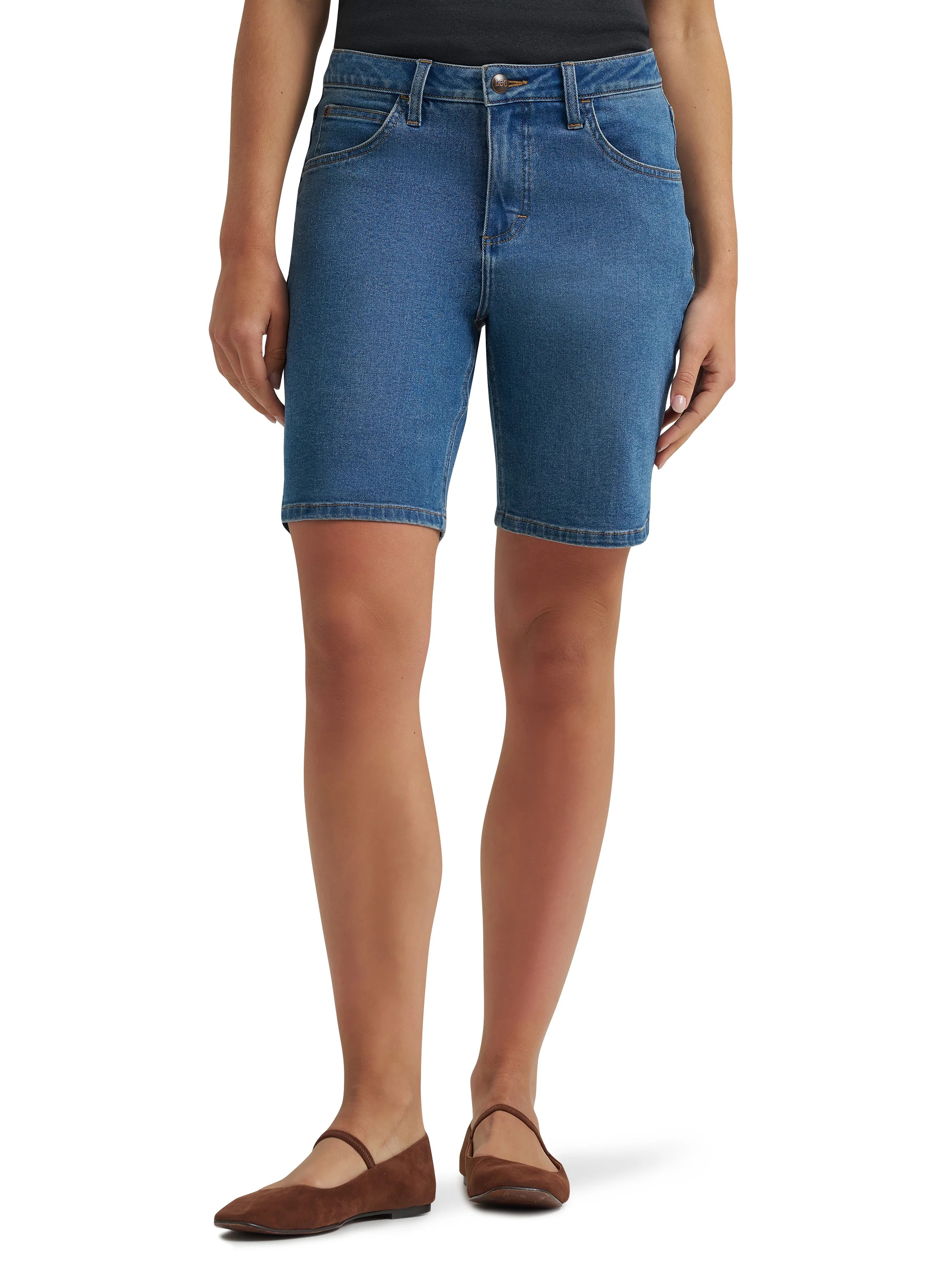 Lee® Women's Mid Rise Bermuda Short, Sizes 2-20 | Walmart (US)