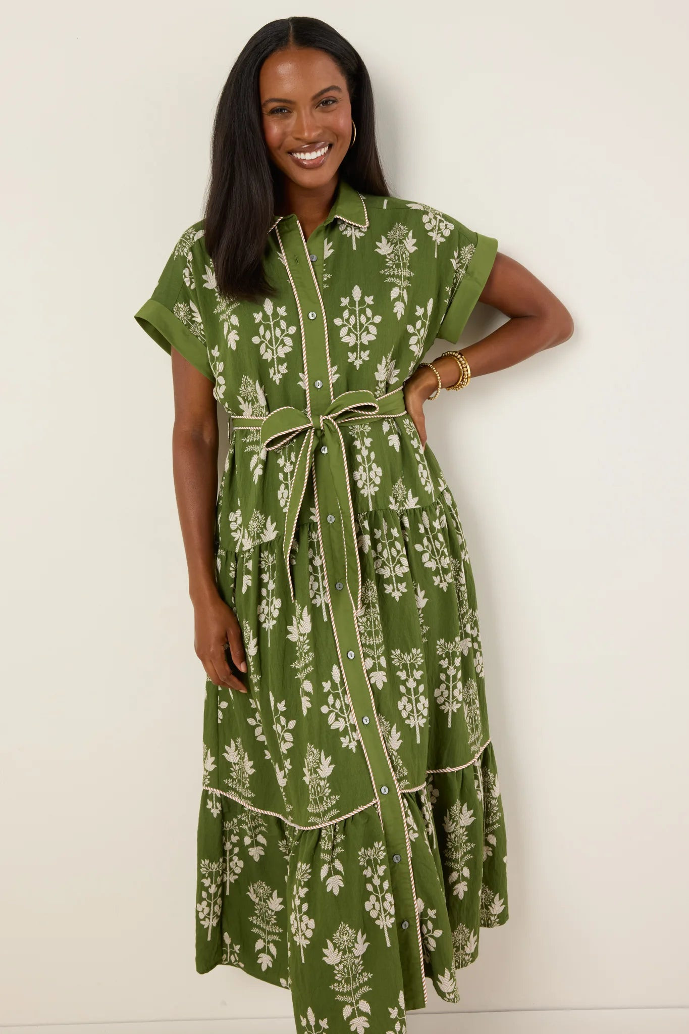 Cleo Dress- Green | Avara