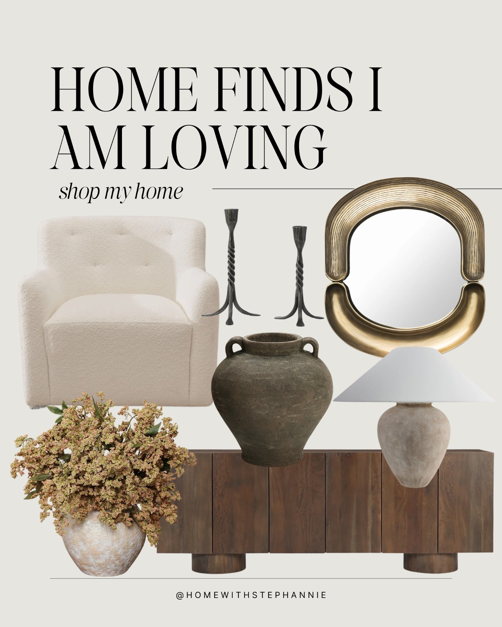 home finds I am loving 

#mcgeeandco #luluandgeorgia #wayfairhome #sideboard #vase
@Lulu and Georgia 
@mcgeeandco 
@Wayfair 
