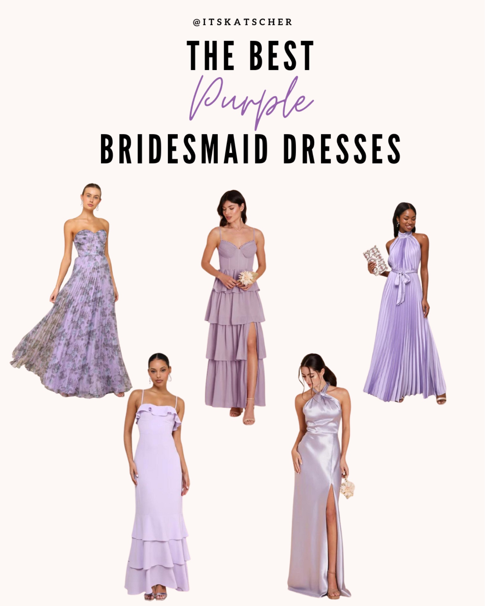 Purple Bridesmaid Dresses 💜

#bridal #bridesmaiddress #wedding #purpledress 

#LTKstyletip #LTKwedding
