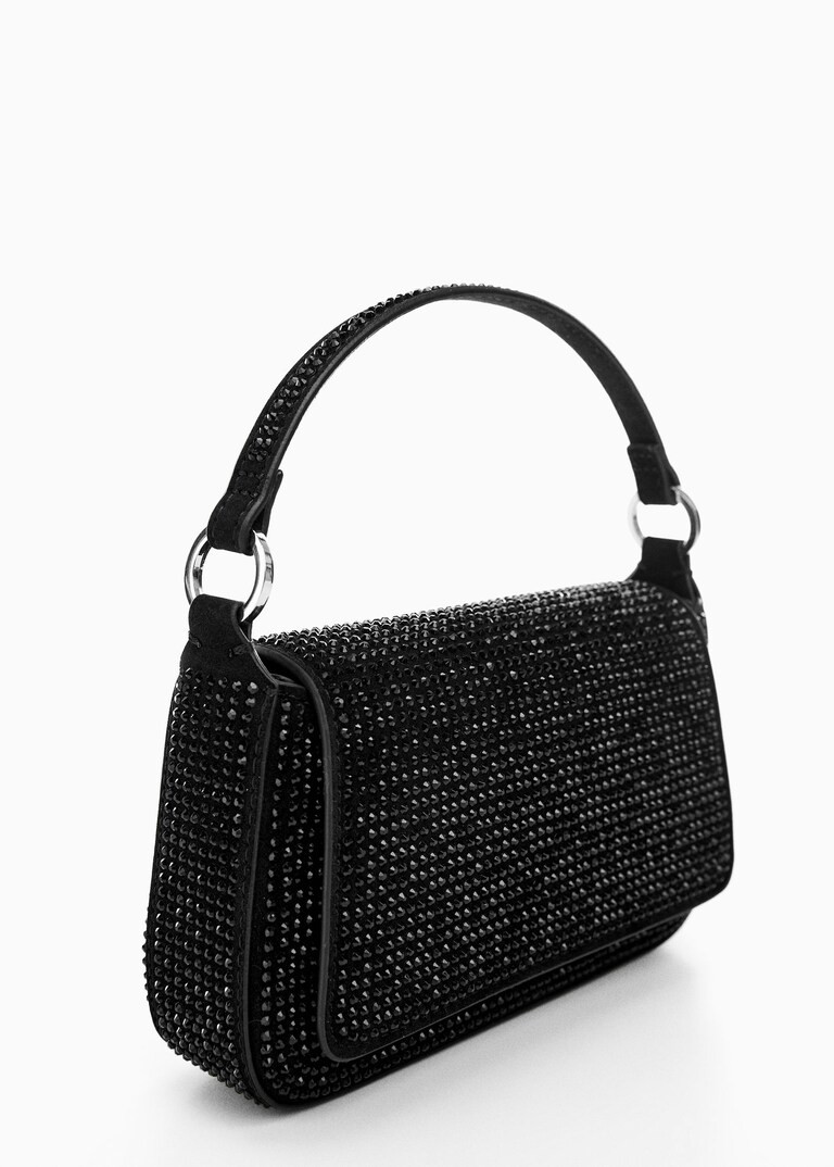 Mini rhinestone chain bag -  Women | Mango United Kingdom | MANGO (UK)