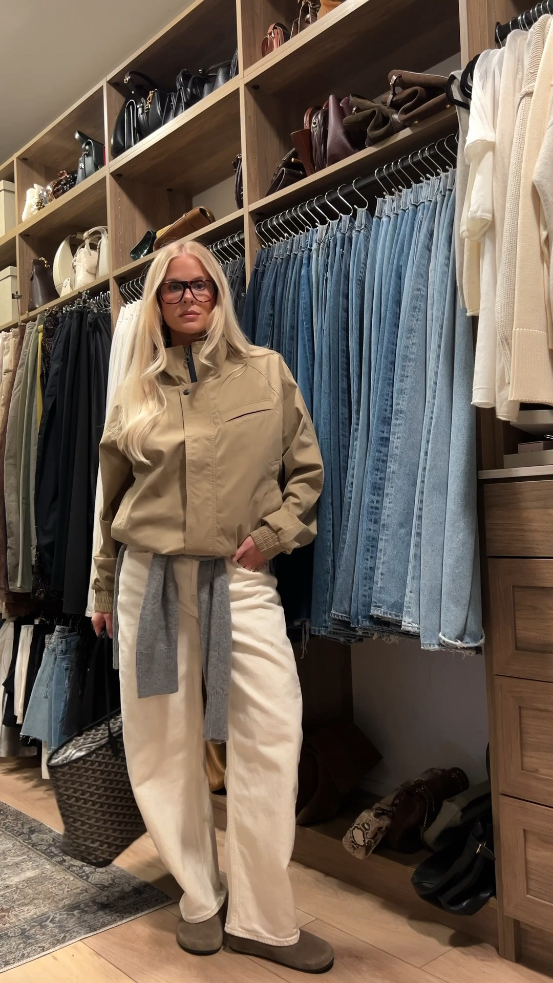 SIZE: med in jacket & sweater (tied around waist), 28 reg in jeans, shoes run tts! #kathleenpost

Fall outfit inspo, fall transition outfit, casual chic fall look

#LTKootd #LTKSeasonal