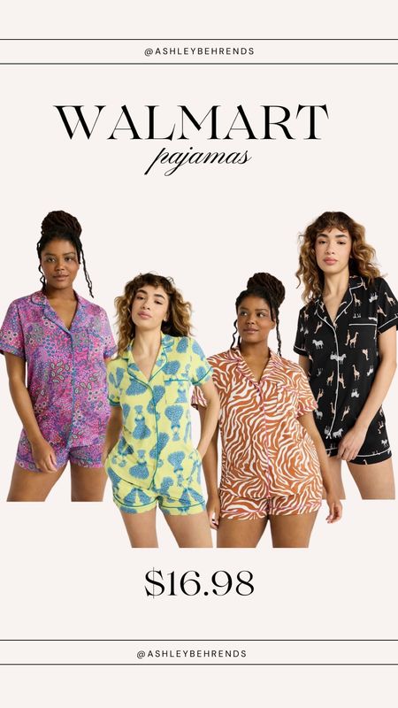 Walmart pajama sets new prints for Summer 🦚☀️🦒 Matching pj shorts set only $16.98!
#pajamas #matchingset #walmart

#LTKFindsUnder50 #LTKStyleTip #LTKSeasonal
