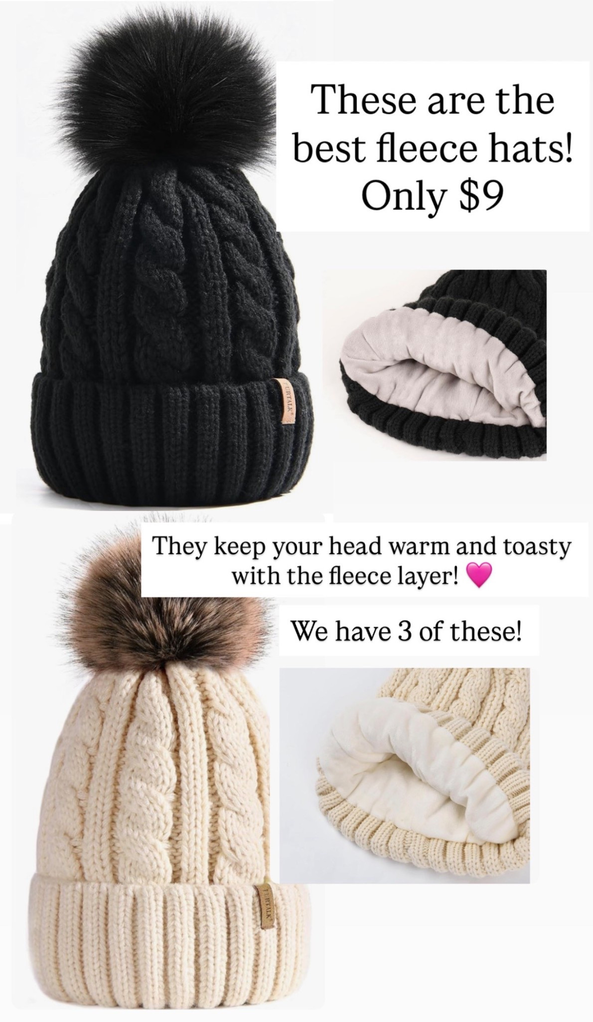 Don’t miss these fleece hats!! The best hats for the winter!! 

#LTKSeasonal