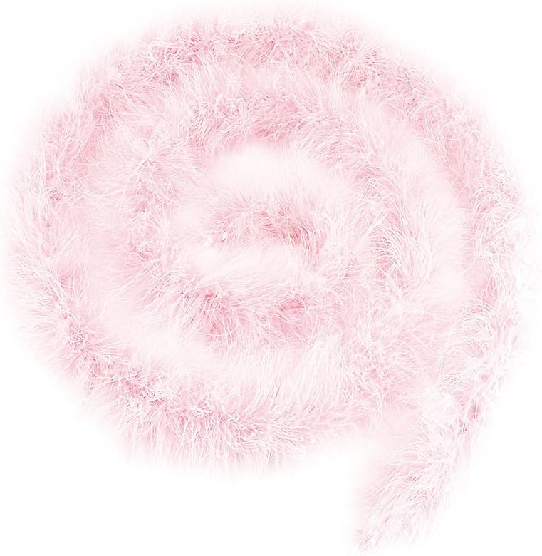 iHUFeather Marabou Feather Boa for Crafts Wedding Party Halloween Costume Christmas Tree Decorati... | Amazon (US)