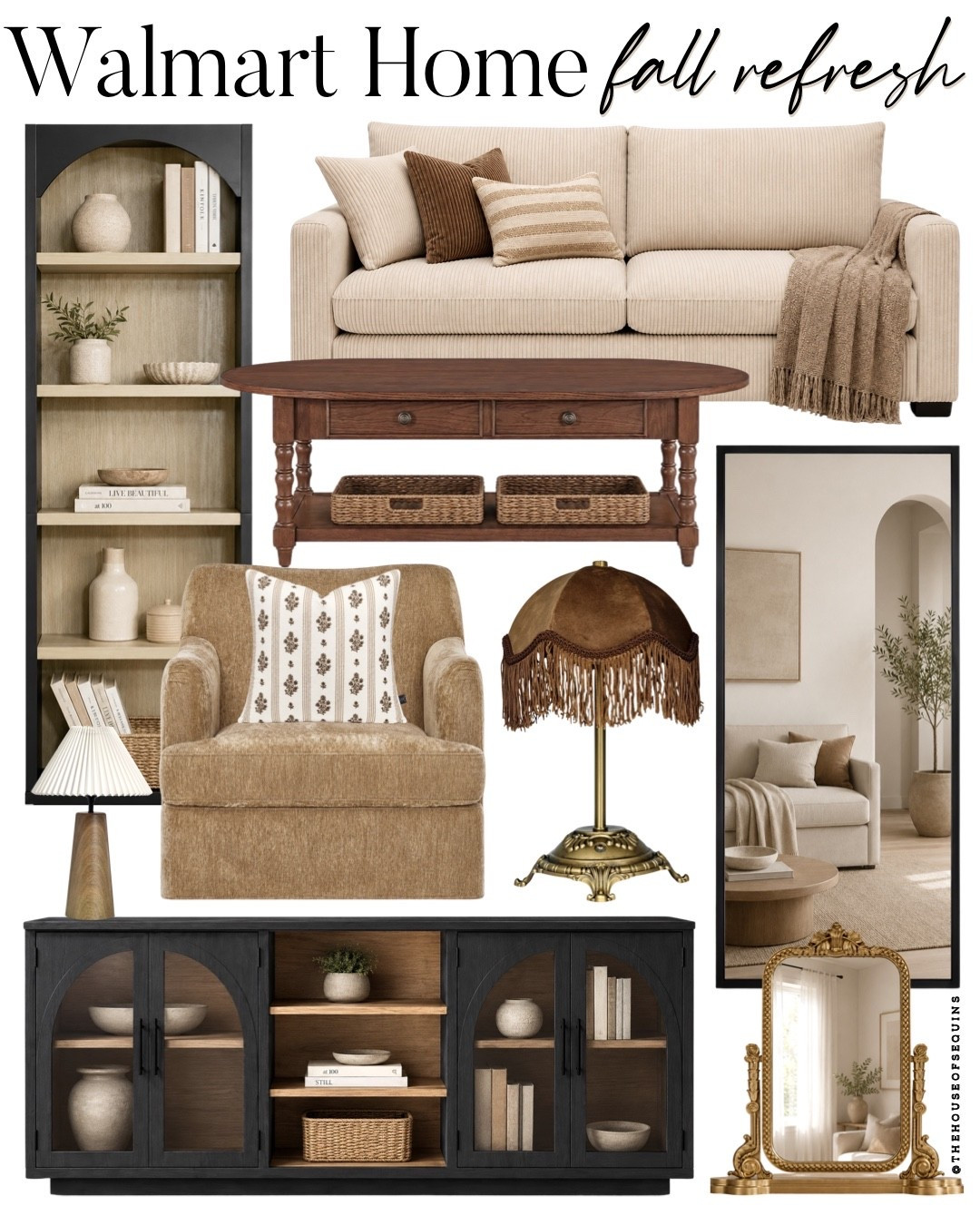 Shop Walmart home new arrivals, fall decor and furniture finds! Seasonal room refresh, storage cabinet, media cabinet, sofa, wall mirror, vintage lamp, table lamp, accent chair, wall art and more!

Comment SHOP below to receive a DM with the link to this post on my LTK ⬇ https://liketk.it/6jLlI