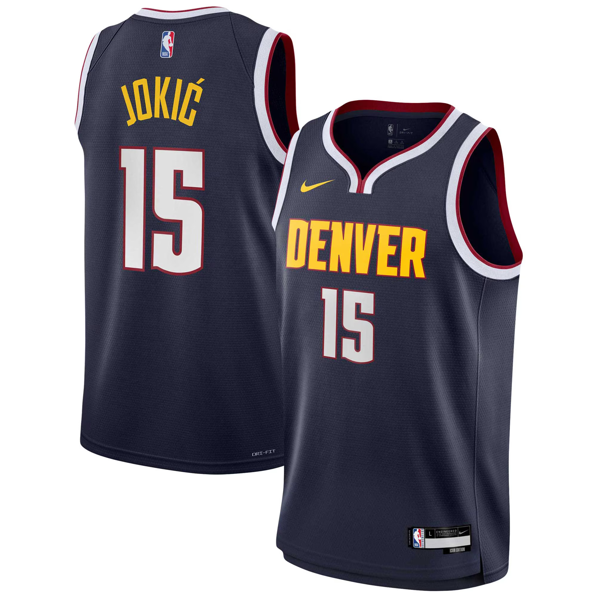 Nikola Jokic Denver Nuggets Nike Youth Swingman Jersey - Icon Edition - Navy | Fanatics