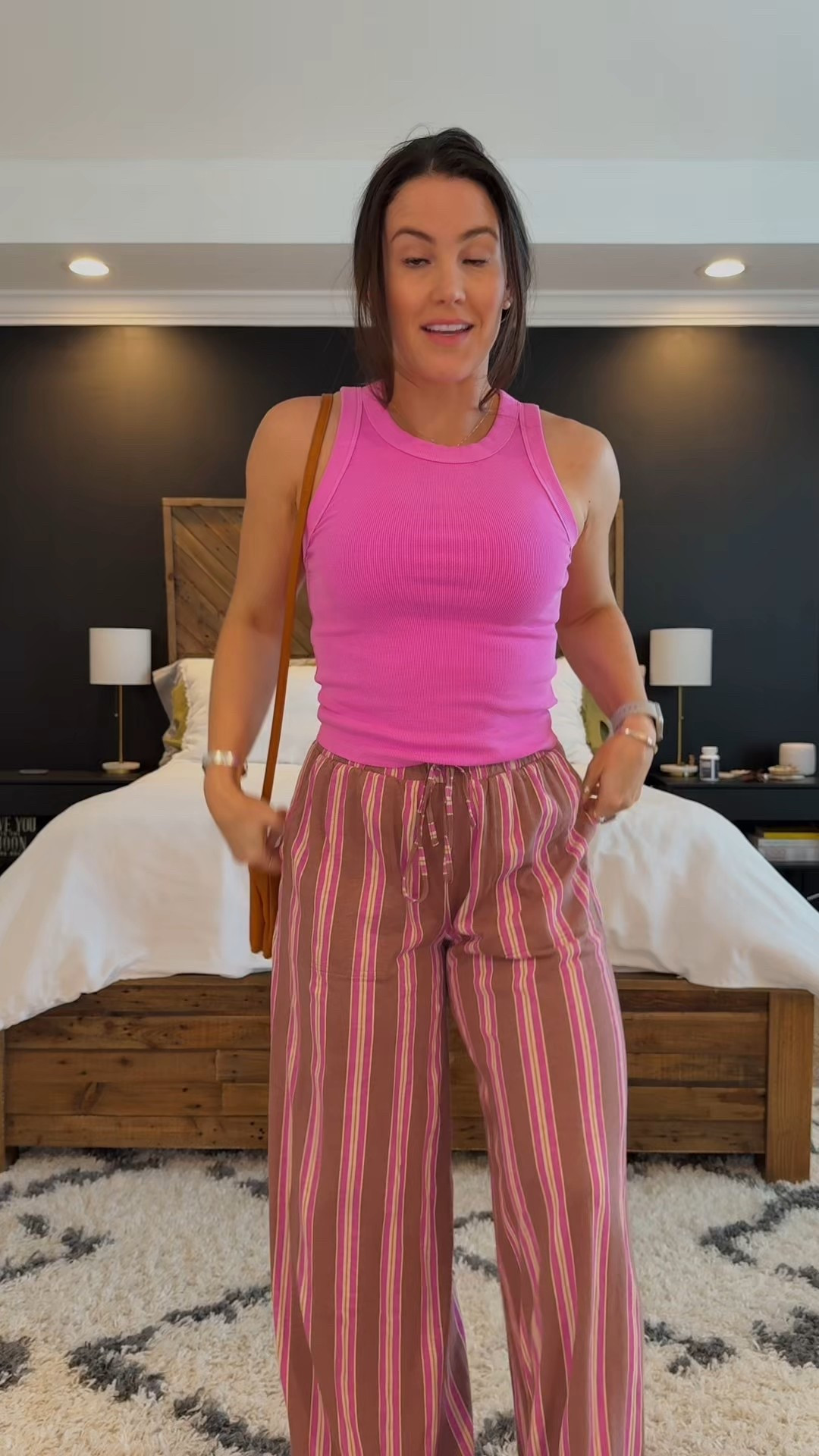 I saw these pants on the rack and I almost didn’t try them on and I’m so glad I did!! 

Wearing an x-small in top and pants! 
Sized up .5 in the sandals! 

#LTKStyleTip #LTKSummerEdit #LTKTravel