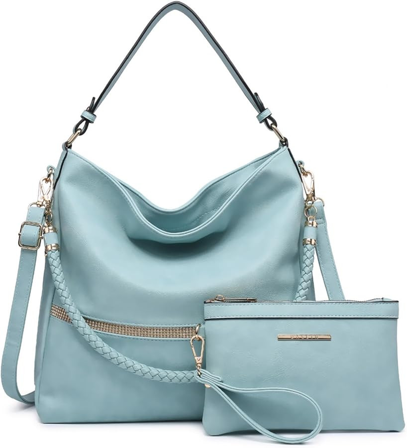 Dasein Hobo Handbags for Women Purses Vegan Leather Shoulder Bags Bucket Purse Large Tote Set wit... | Amazon (US)