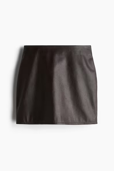 H & M - Mini Skirt - Brown | H&M (US + CA)