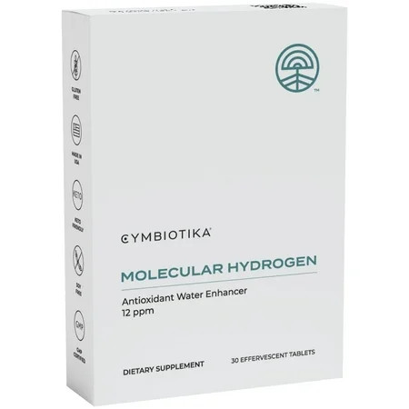 CYMBIOTIKA Molecular Hydrogen Water Tablets Antioxidant Water Enhancer 12 ppm Reduce Oxidative Stres | Walmart (US)
