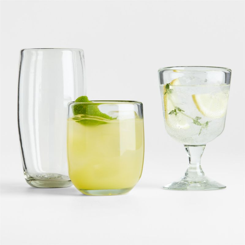 Careyes Recycled Glasses by Gaby Dalkin | Crate & Barrel | Crate & Barrel