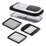 KitchenAid KN358BXOBA Gourmet 3-in-1 Fruit and Vegetable Chopper, One Size, Black | Amazon (US)