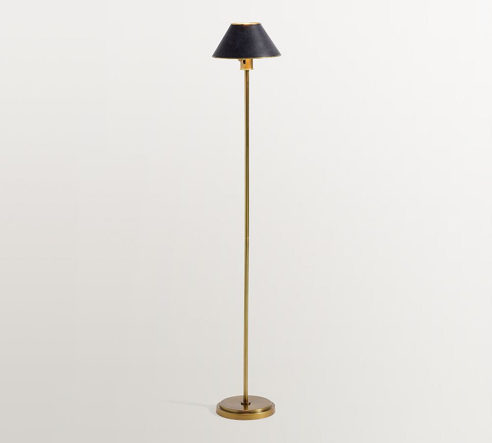 Ford Metal & Leather Floor Lamp (54") | Pottery Barn (US)