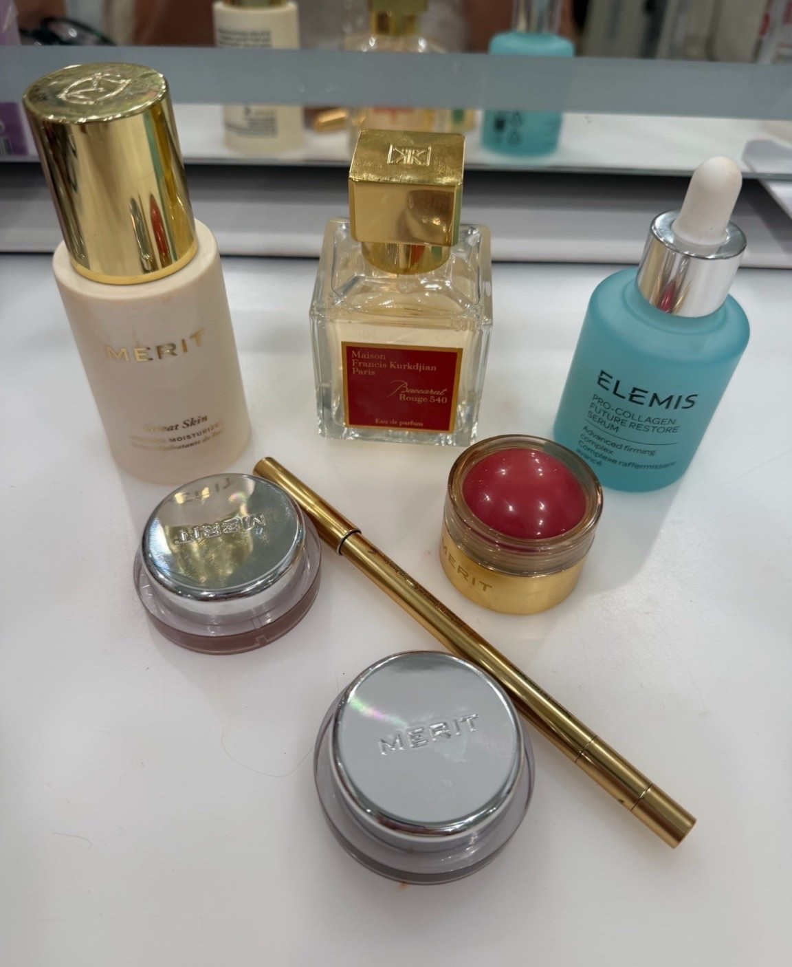 My favorite beauty products. m
@Merit 

#LTKOver40 #LTKBeauty