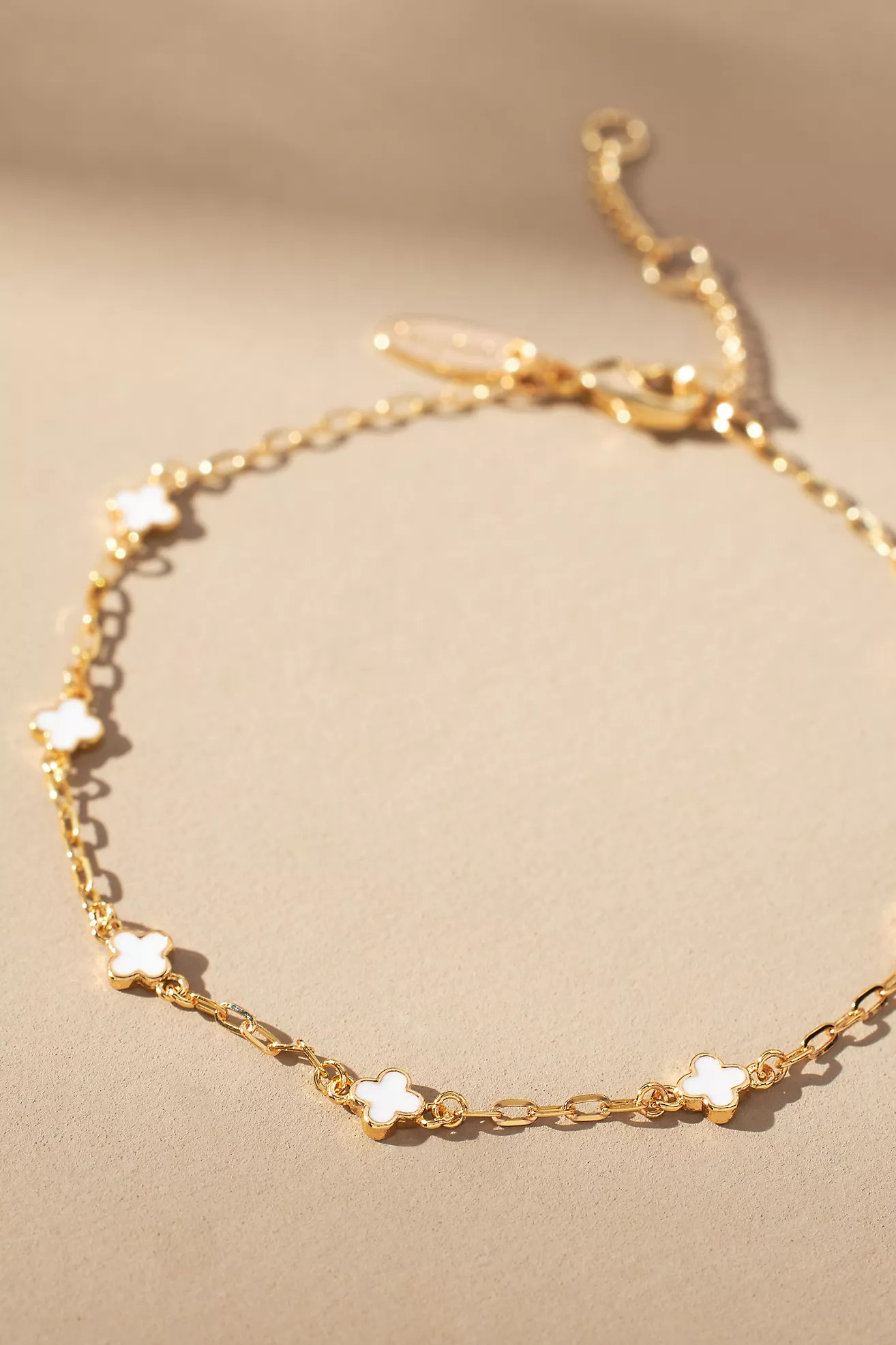 Clover Chain Wrap Bracelet | Anthropologie (US)