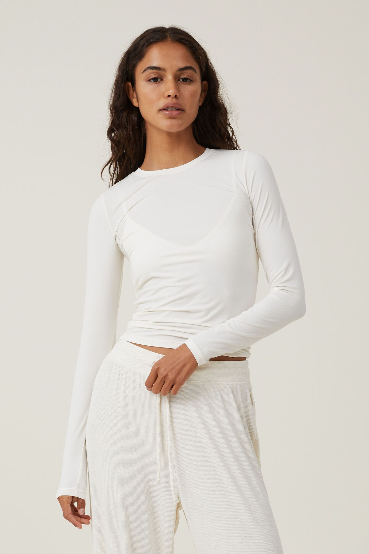 Soft Lounge Long Sleeve Crew Neck Top | Cotton On (ANZ)