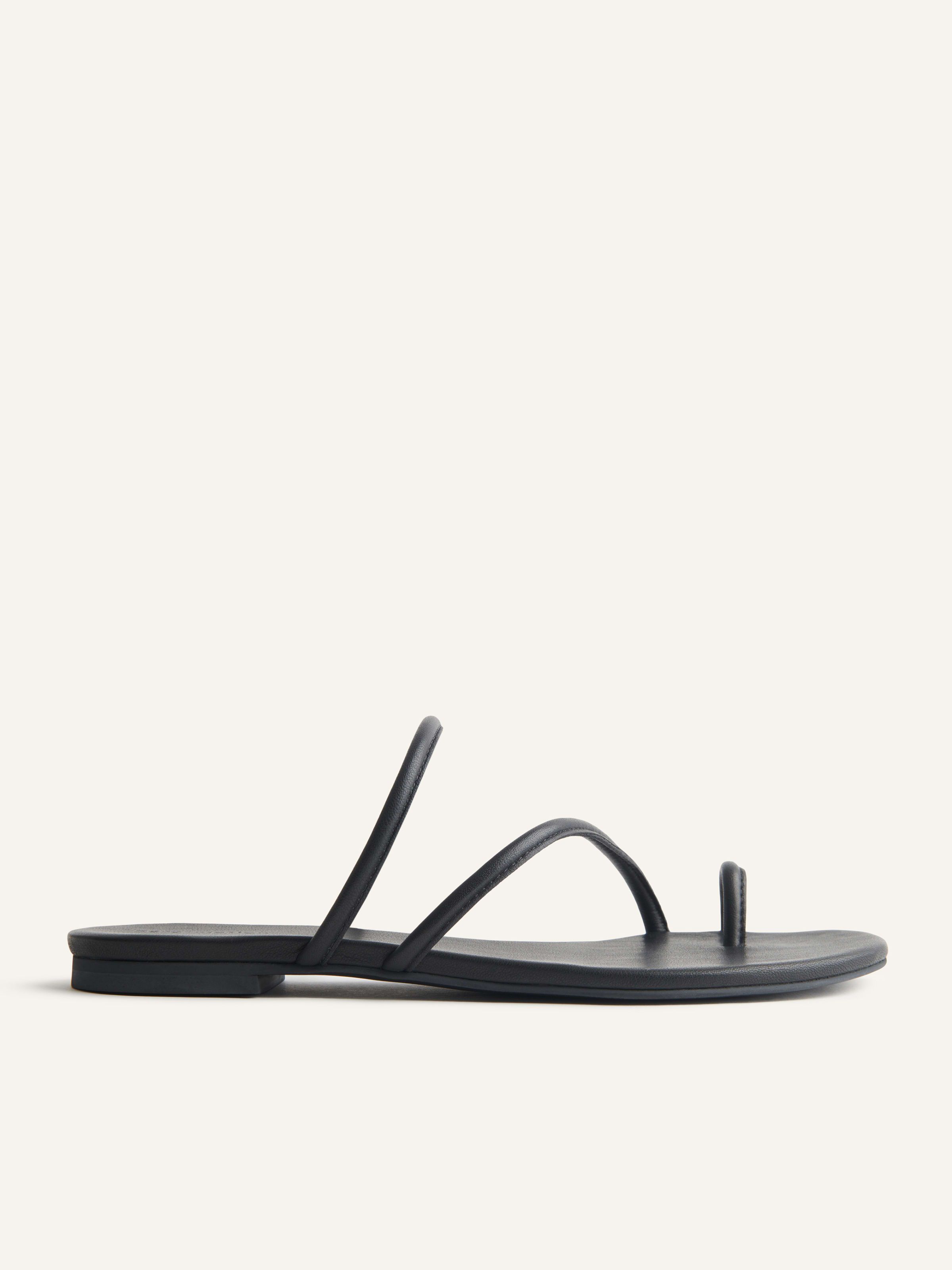 Ludo Toe Ring Strappy Flat Sandal | Reformation (Global)