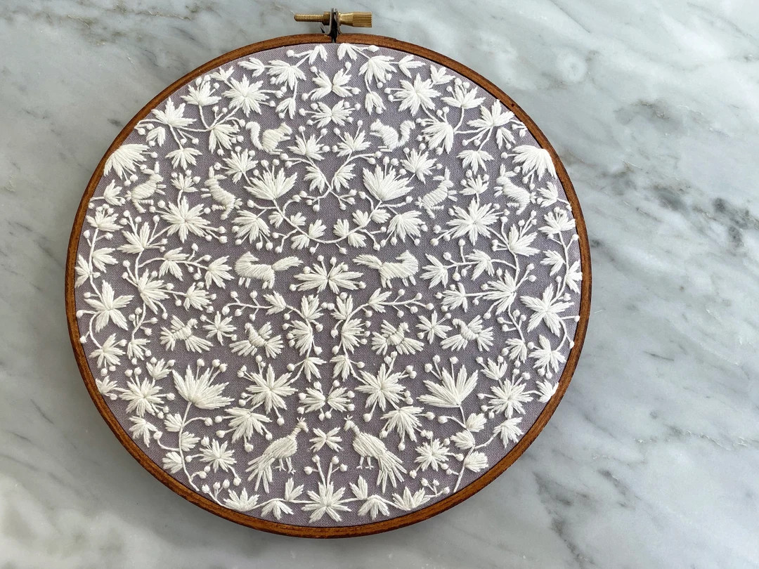 Embroidery Kit Beginner, Embroidery Hoop, Hand Embroidery Kit, Modern Embroidery, Embroidery Patt... | Etsy (US)