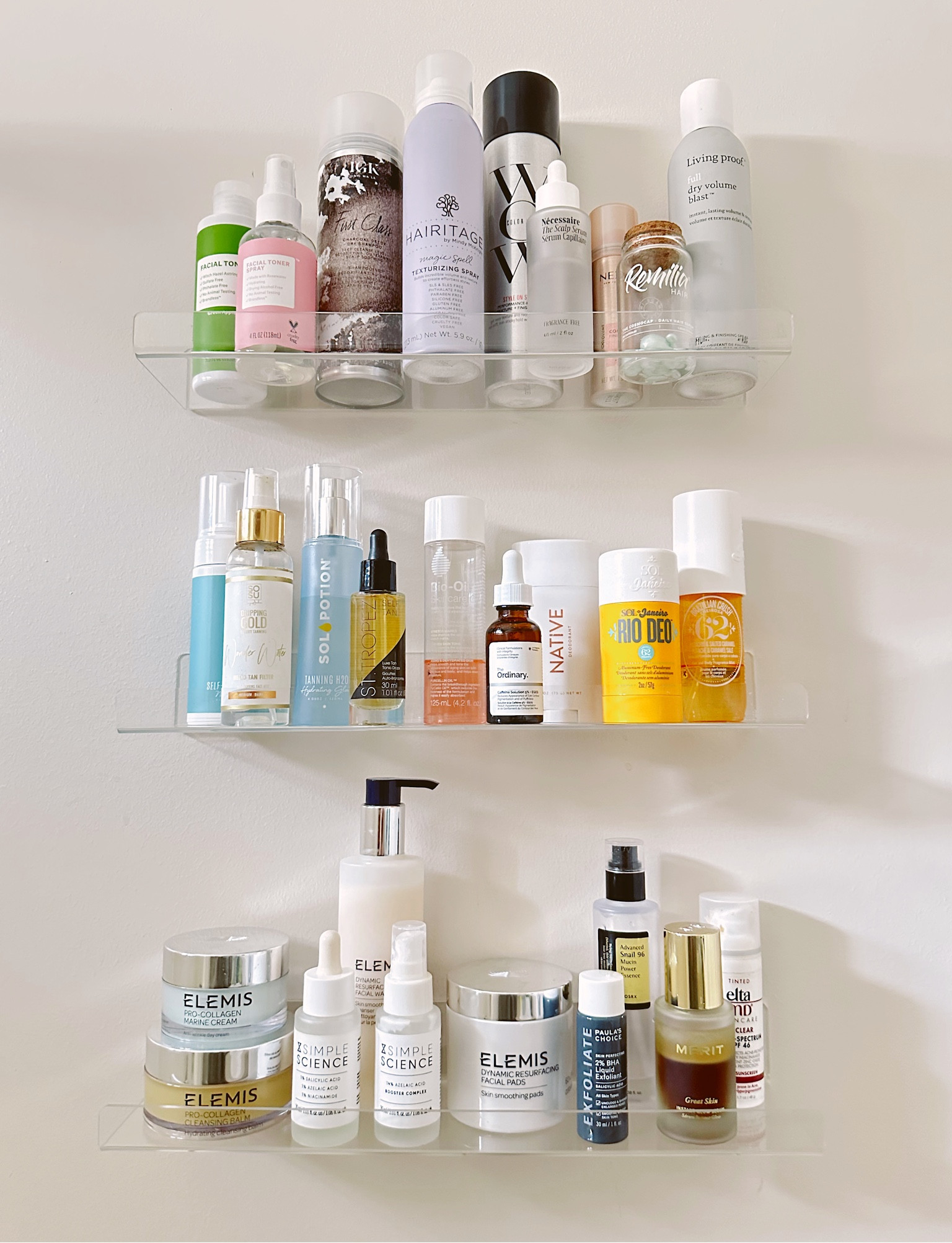 So excited about these acrylic shelves from Amazon! They elevate my bathroom and add so much storage! 

#LTKhome