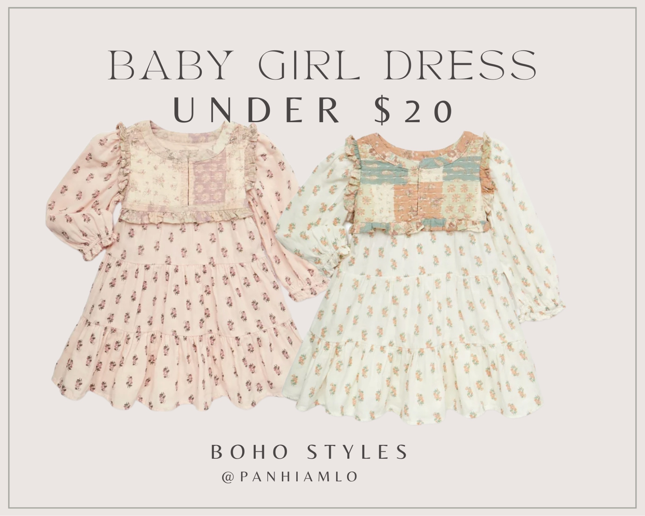 Cute cute boho dress for baby  under $20! girl #walmart #babygirldress #springdress

#LTKbaby #LTKkids #LTKstyletip