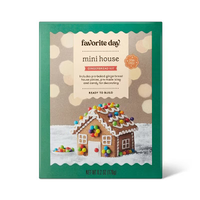 Christmas Mini House Gingerbread House Kit - 6.2oz - Favorite Day™ | Target