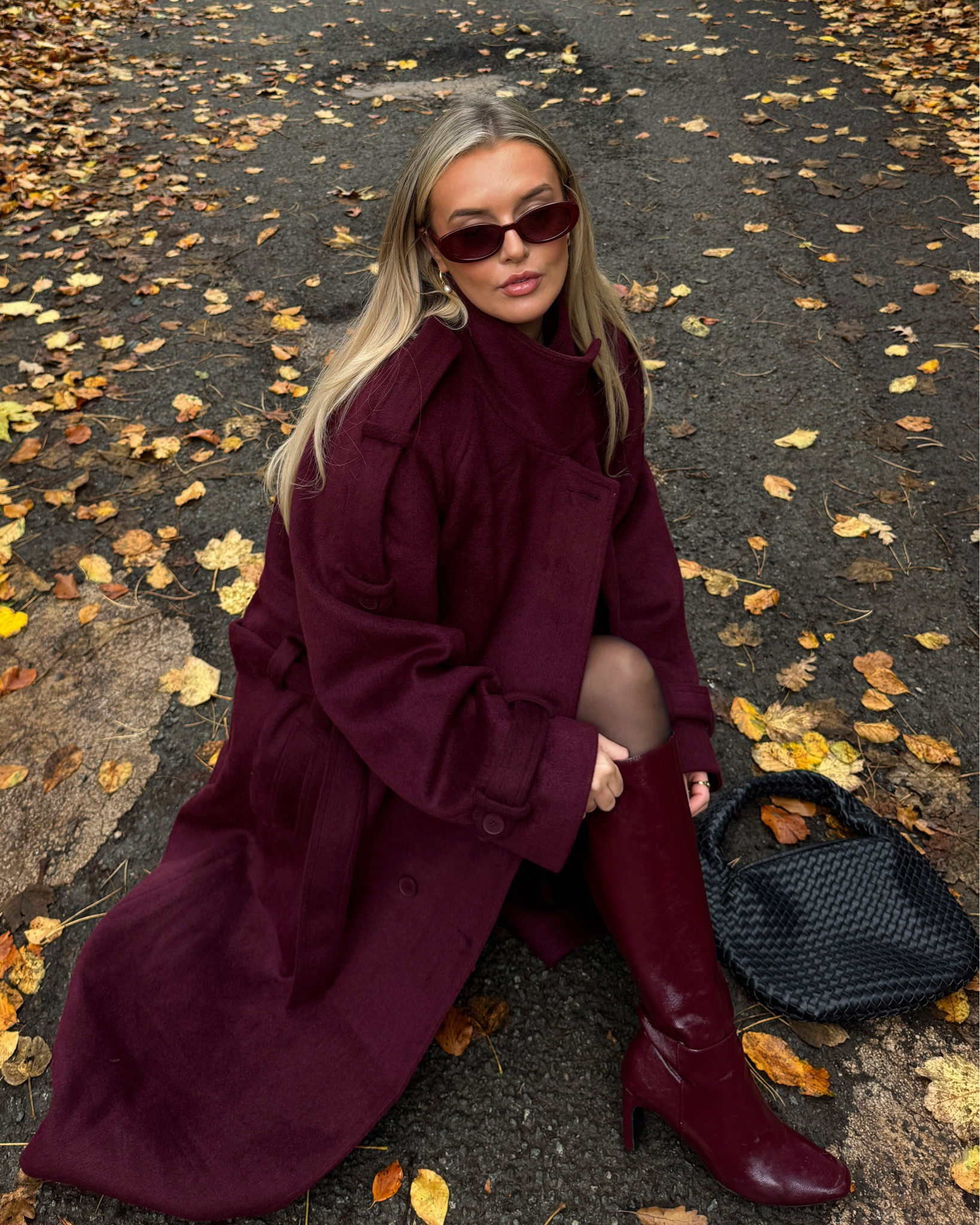 Burgundy obsessed. 

#LTKuk #LTKautumn #LTKwinter