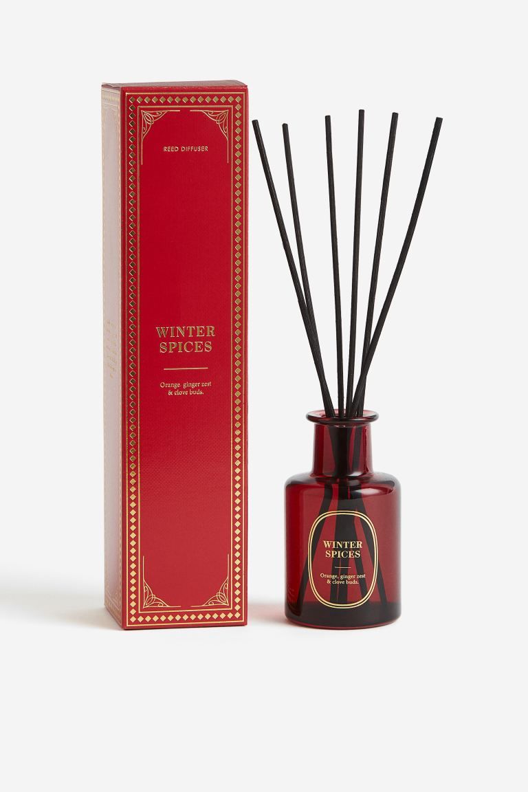 Reed Diffuser - Red/Winter Spices - Home All | H&M US | H&M (US + CA)