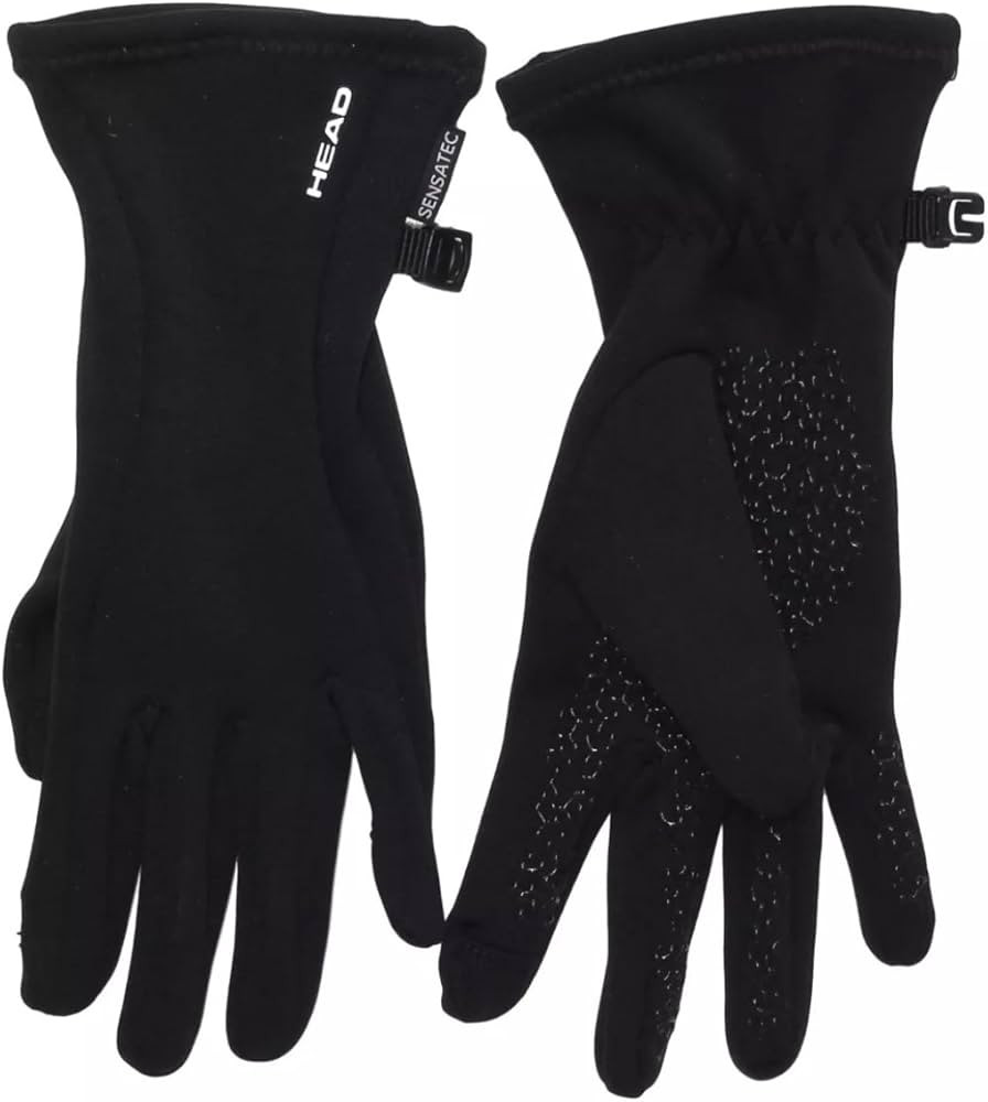 HEAD women’s touchscreen running gloves (Black, Meduim) | Amazon (US)