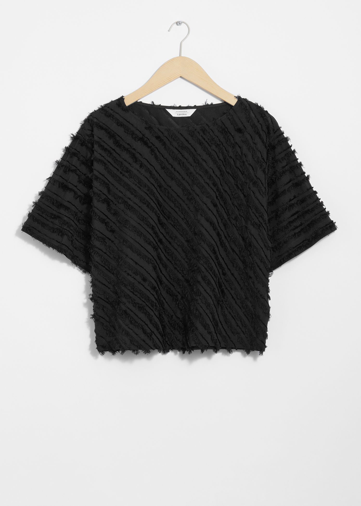 Textured Short-Sleeve Top | & Other Stories US