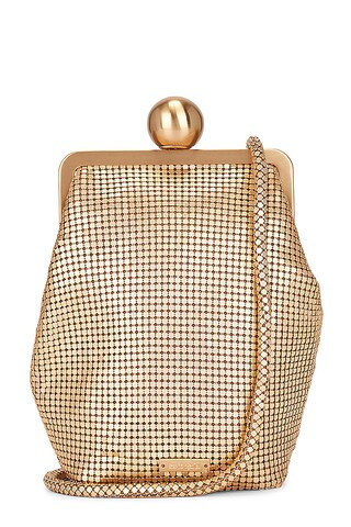 Cult Gaia Maris Mini Crossbody Bag in Brushed Brass from Revolve.com | Revolve Clothing (Global)