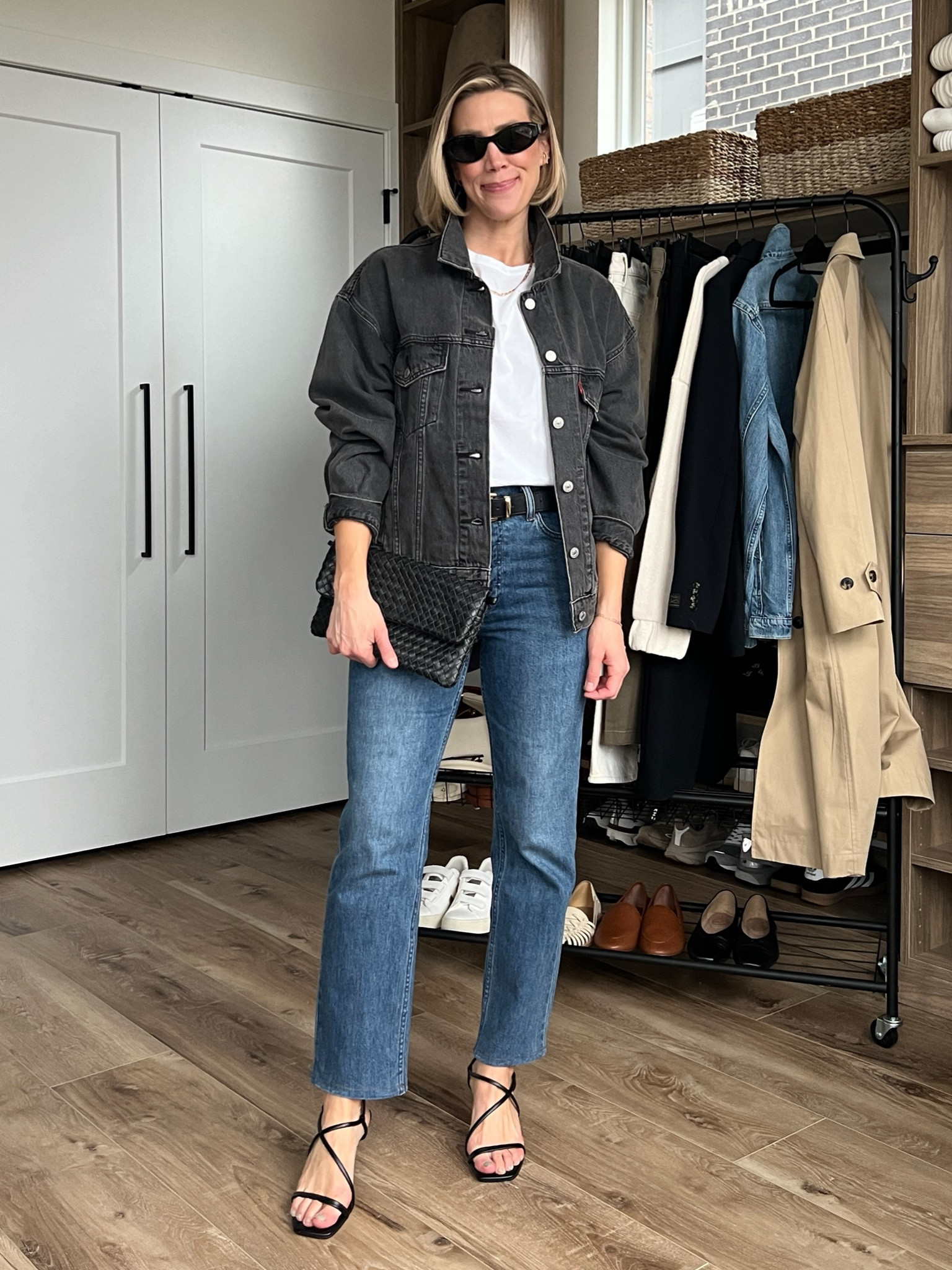 Wearing small tee, medium denim jacket, 26/reg jeans, small belt, heels tts
Tee Code: LINDSEY15

#LTKfindsunder100 #LTKstyletip #LTKfindsunder50