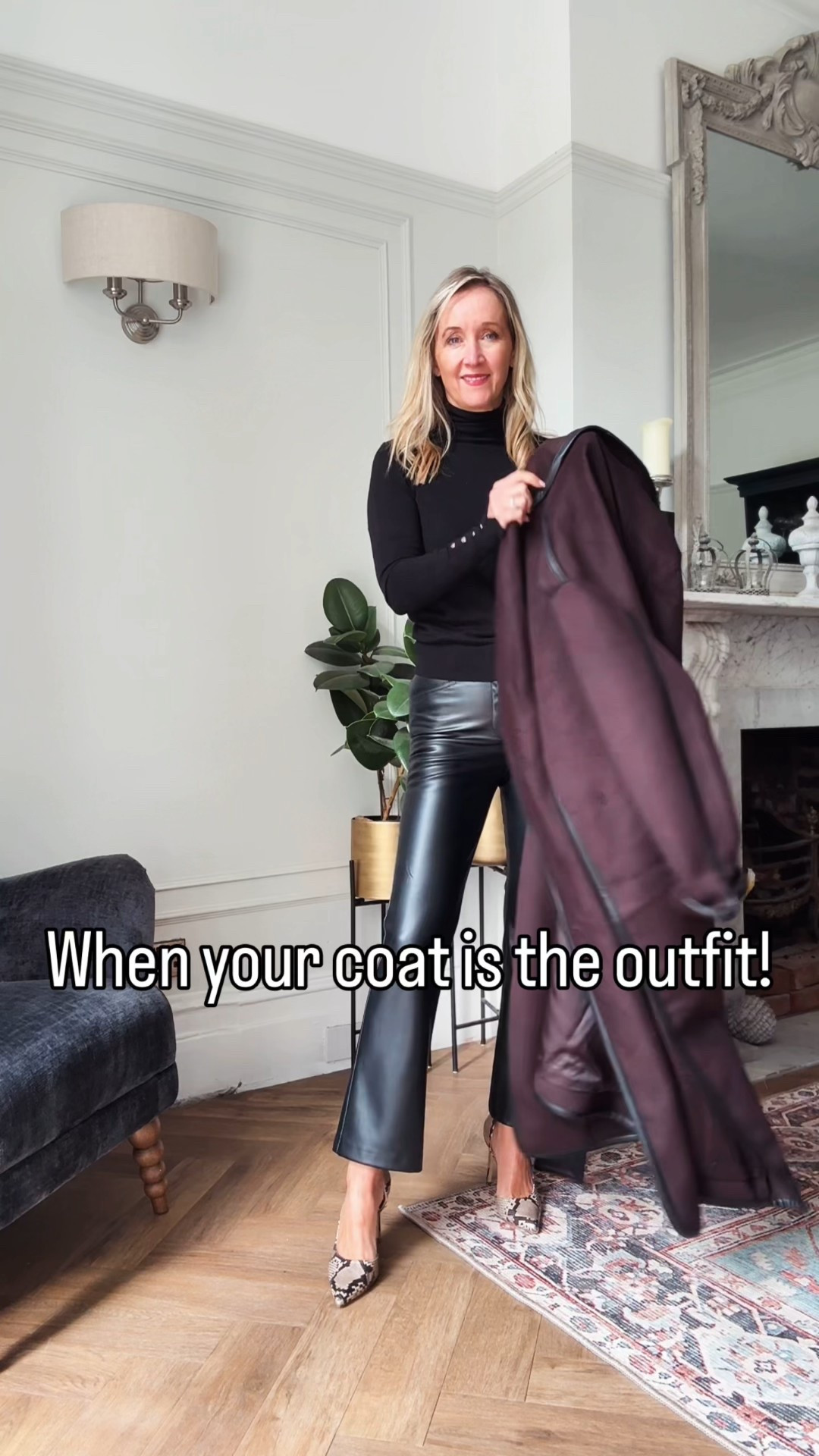 When your coat is an outfit on its own 😍😍.  

#LTKuk #LTKwinter #LTKover50style