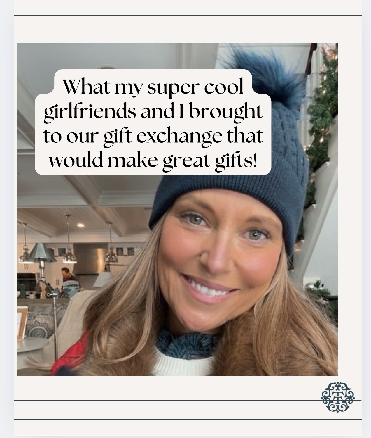 All the things my stylish friends brought to our gift exchange party. Plus, I linked a bunch more great gifts for her!

#LTKHoliday #LTKOver40 #LTKGiftGuide