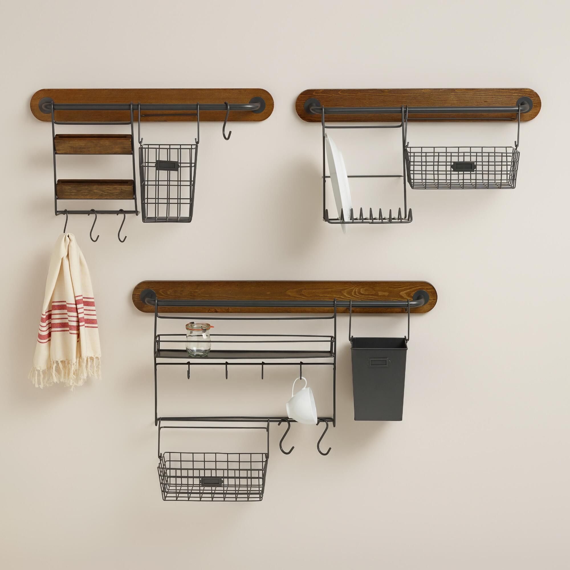 Modular Kitchen Wall Storage Collection | World Market