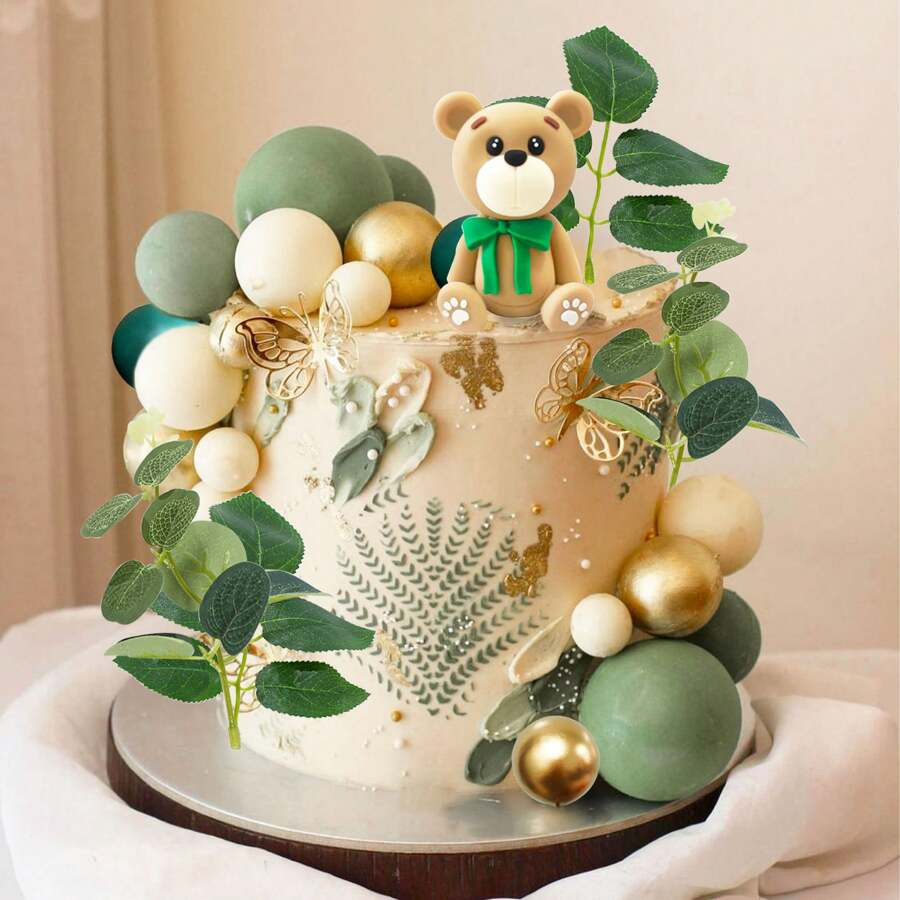 RGT Teddy Bear Cake Topper Gender Reveal Cake Decoration Bear Party Supplies Teddy Bear Decoratio... | SHEIN