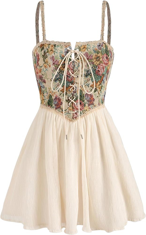 Secret Garden Corset Mini Dress | Amazon (US)