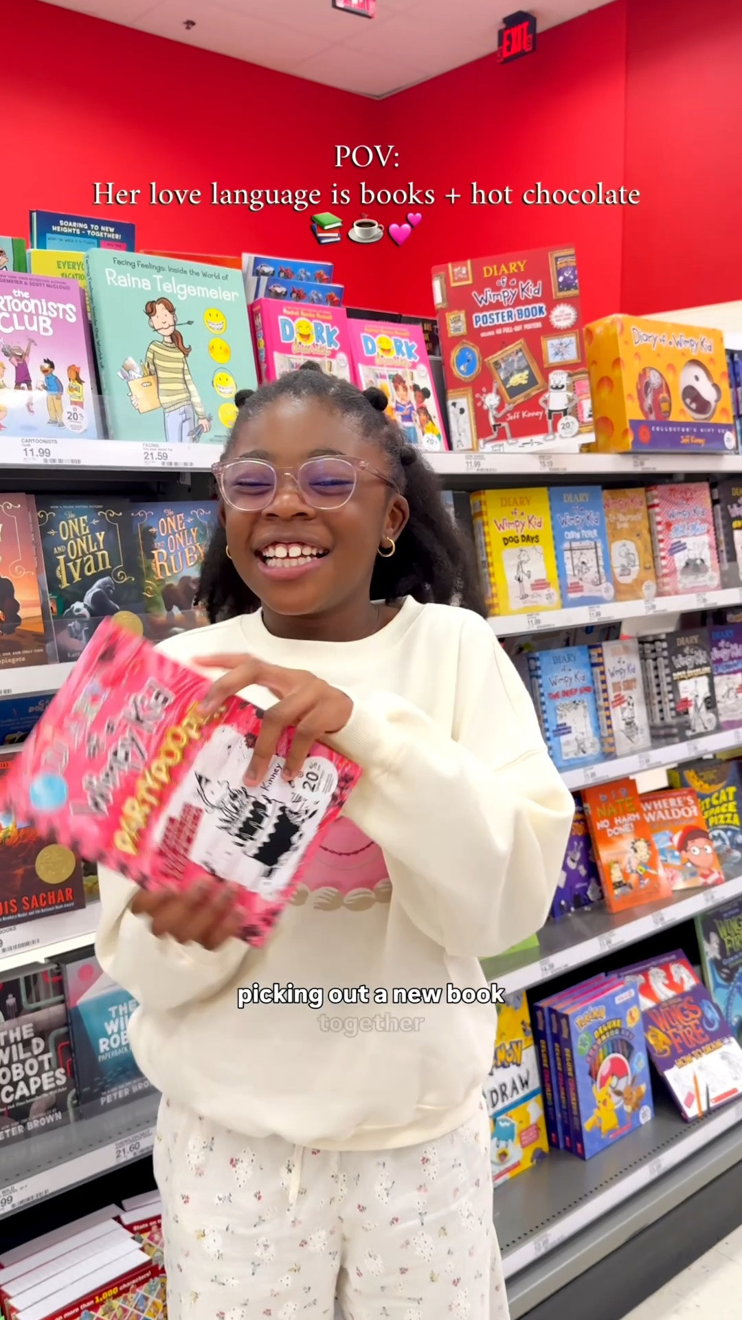 #ad Hot chocolate, new books, and happy hearts is the adventure that doesn’t require a plan, just a casual Target run. ☕️📚💕
Belle totally influenced me to fall in love with reading again, and honestly I love that for us💞 She recently got into Diary of a Wimpy Kid, so naturally, we had to grab the latest release, Partypooper. ✨I also found a new cozy fantasy rom-com for myself, Adversary to the Villain, which I can’t wait to dive into. 
@Target is our go-to destination for trending books and all the highly anticipated BookTok titles. 
#TargetPartner #TargetBooks #TargetFinds #BookTok #BookLovers

#LTKdayinmylife #LTKSeasonal #LTKmomlife