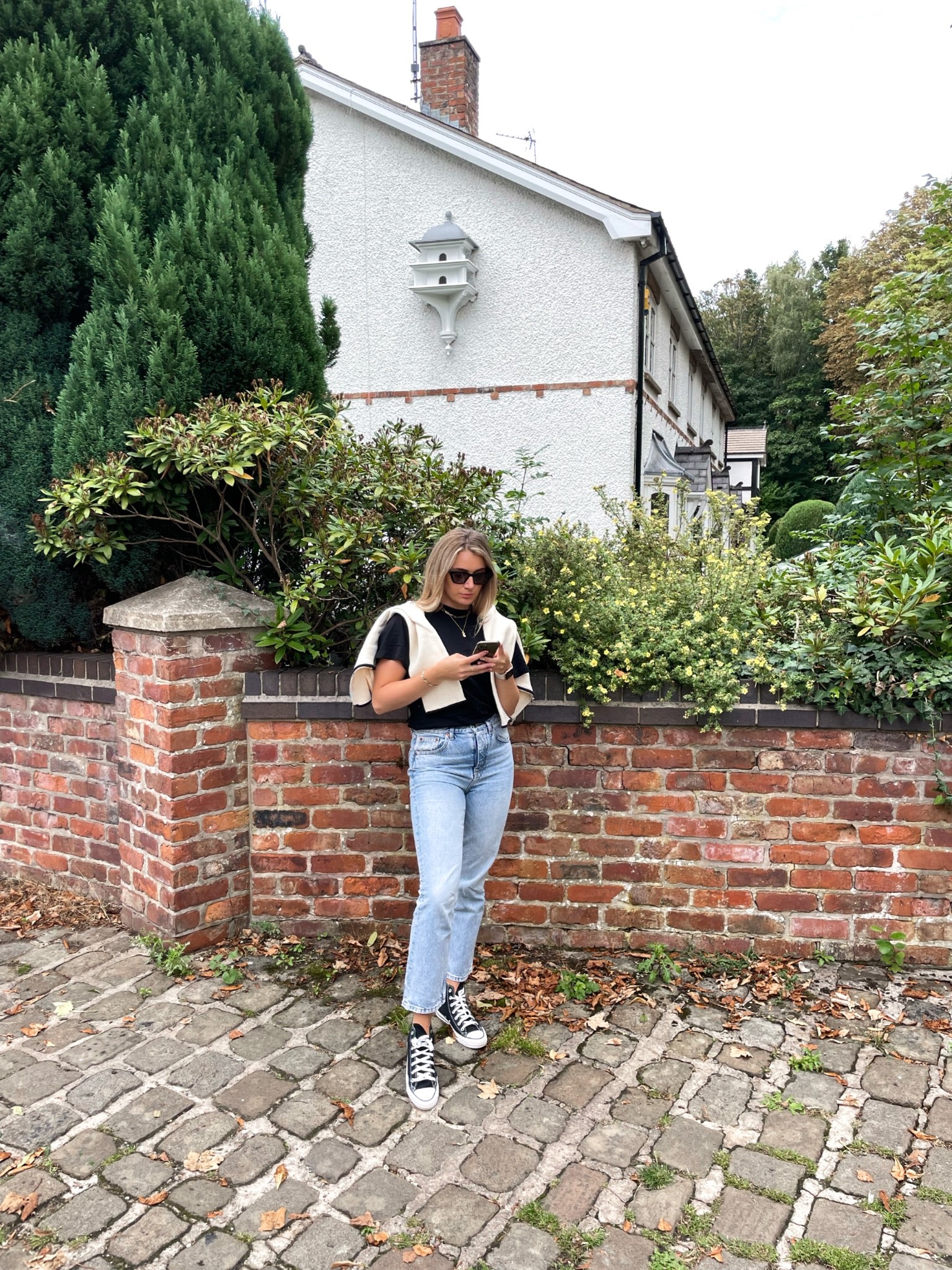 Styling Black Converse in Autumn

Cream Cardigan / Black Tee / Bleach Jeans / Black Converse High Tops / Cat Eye Sunglasses / Gold Necklace / Gold Chain Necklace

#LTKSeasonal #LTKstyletip #LTKshoecrush