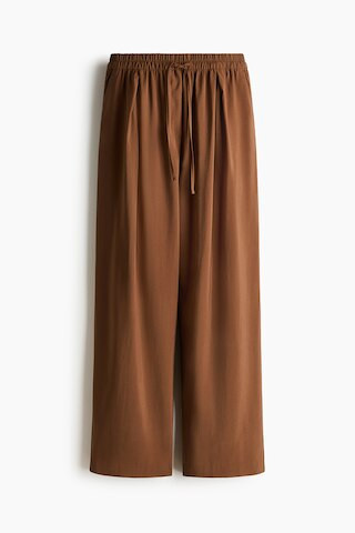 H & M - Barrel-Leg Drawstring Pants - Brown | H&M (US + CA)