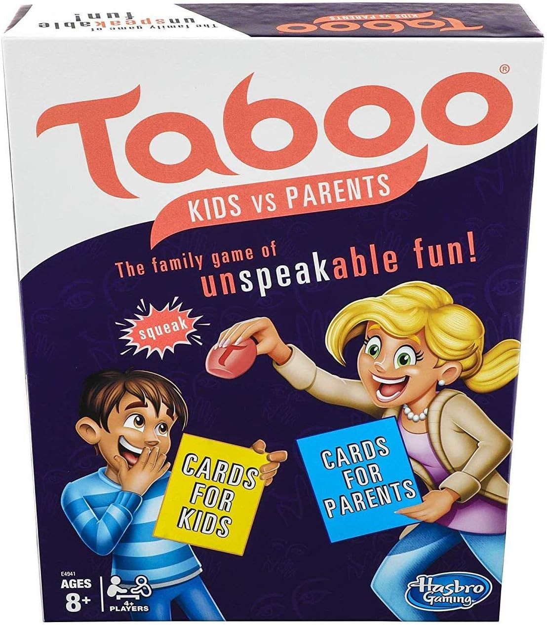 Taboo Kids vs. Parents Family Board Game Ages 8 and Up, Brown | Amazon (US)