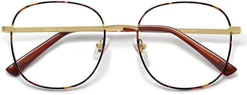 SOJOS Classic Square Blue Light Blocking Glasses for Women Men Stylish Computer Glasses SJ1137 | Amazon (US)